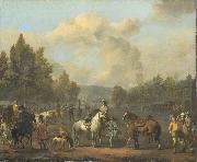 LINGELBACH, Johannes, The riding school